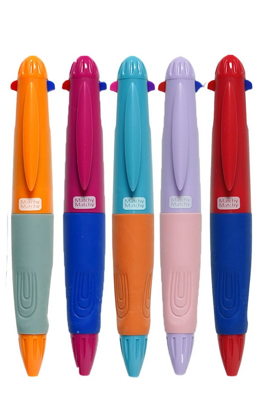 خودکار ۳ رنگ فشاری کوتاه FA۹۲۱۴۰۳ اسکول فنس