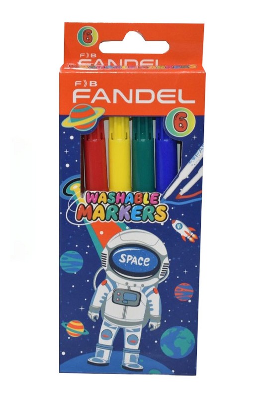 ماژیک ۶ رنگ جعبه مقوای ۹۲۰۴