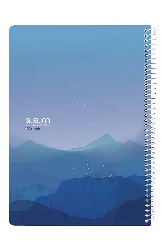 دفتر ۱۰۰ برگ وزیری سیمی کلاسیک B سم