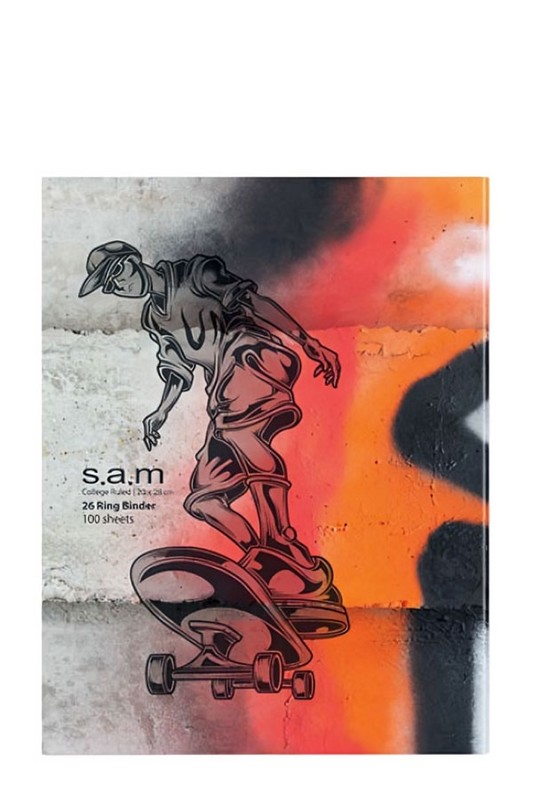 کلاسور با قفل فلزی ۲۶ حلقه ای ۱۰۰ برگ سم