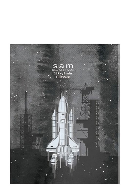 کلاسور با قفل فلزی ۲۶ حلقه ای ۱۰۰ برگ سم