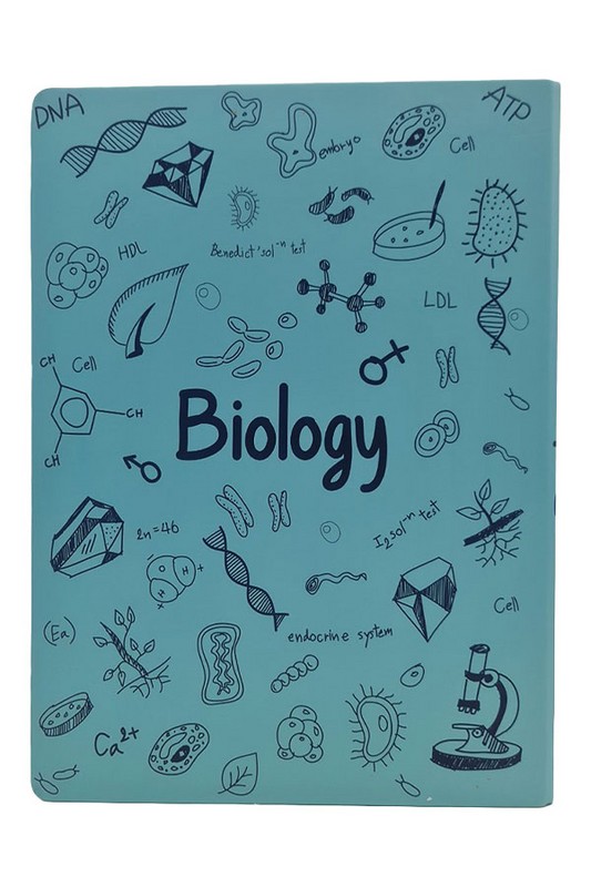 دفتر کلاسوری جلد سخت زیست فیروزه ای