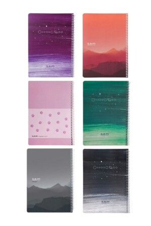 دفتر ۶۰ برگ وزیری سیمی کلاسیک B سم