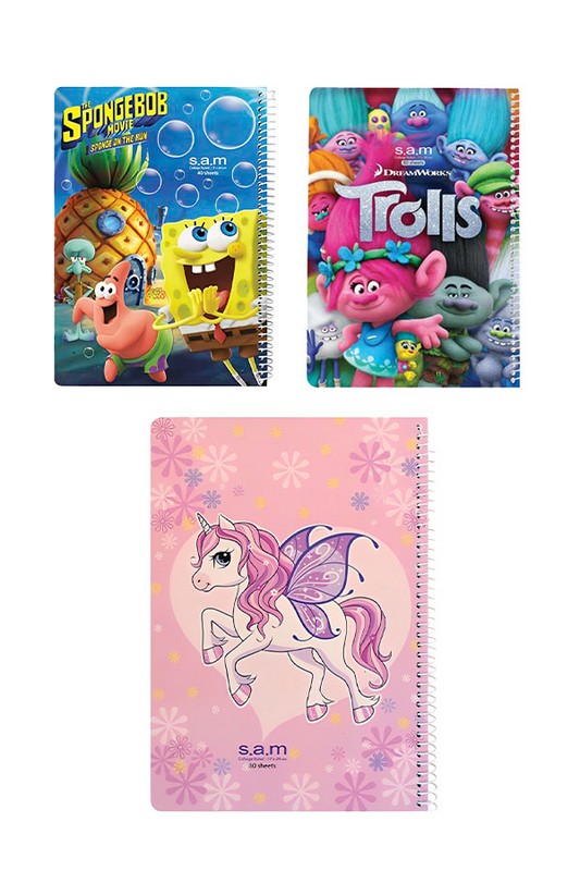 دفتر ۸۰ برگ وزیری فانتزی سیمی