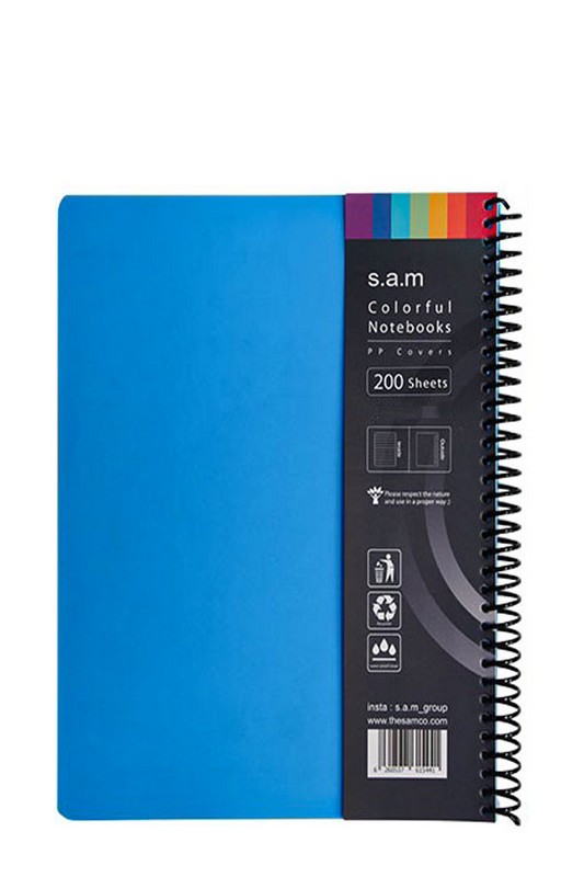 دفتر ۲۰۰ برگ رحلی pp سیمی سم