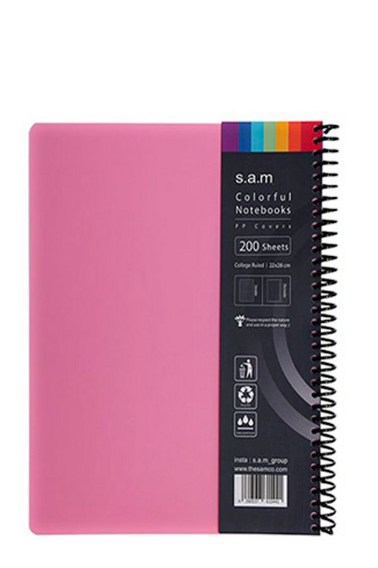 دفتر ۲۰۰ برگ رحلی pp سیمی سم