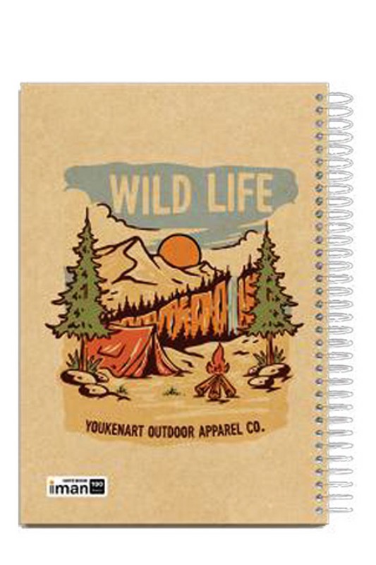 دفتر ۱۰۰ برگ گلاسه طرح کرافت ۹۵۱۰ ایمان