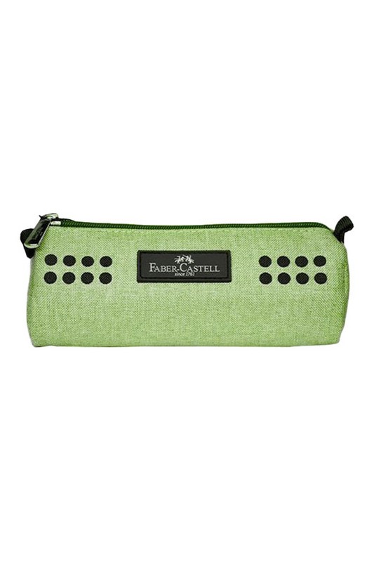 جامدادی تک زیپ پارچه ای سبز چمنی طرح گریپ ۳۱۹۱۴۹۳۸ فابر کاستل