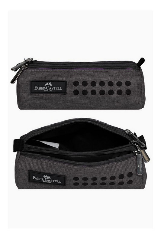 جامدادی سه زیپ طرح گریپ ذغالی ۳۱۹۱۴۹۵۹ فابر کاستل