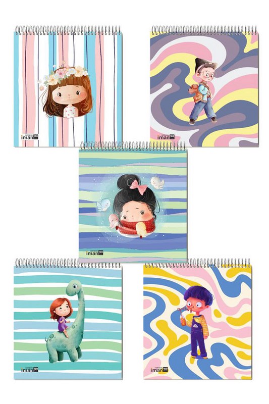 دفتر نقاشی ۱۰۰ برگ با جلد پ پ ۹۵۰۴ ایمان