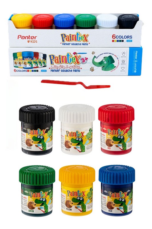 گواش نانو پوشرنگ پنتر ۶ رنگ