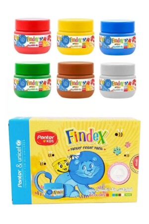 رنگ انگشتی ۶ رنگ Uniccef panter
