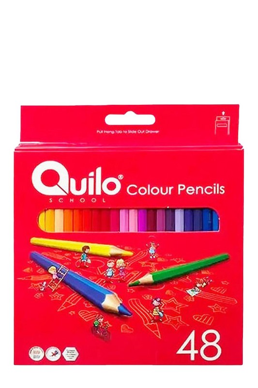 مداد رنگی ۴۸ رنگ جعبه مقوایی ۶۳۴۱۶۰ کوییلو