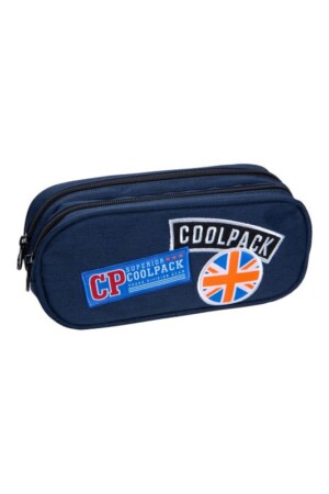 جامدادی دو زیپ Clever Badges Blue ۶۵۰۵۳ کول پک coolpack
