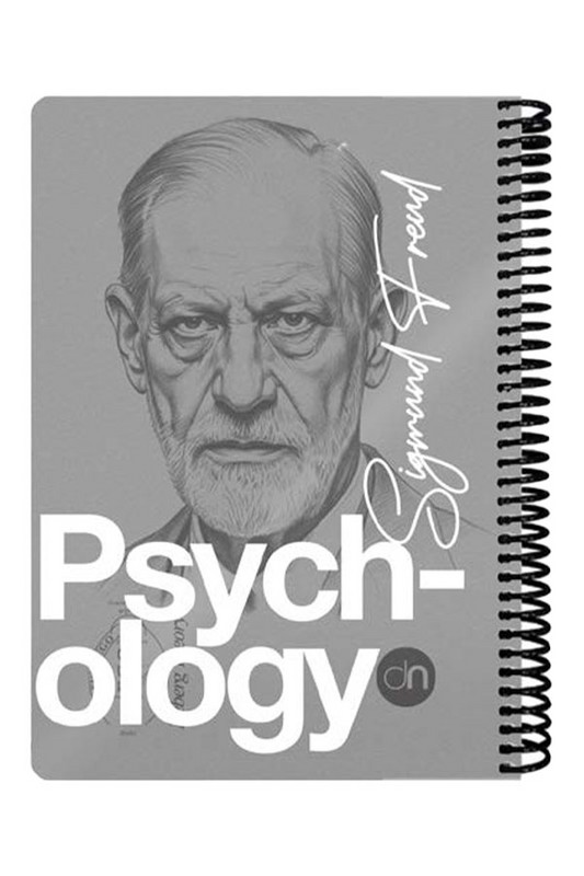 دفتر ۱۰۰ برگ روانشناسی طوسی چهره ها