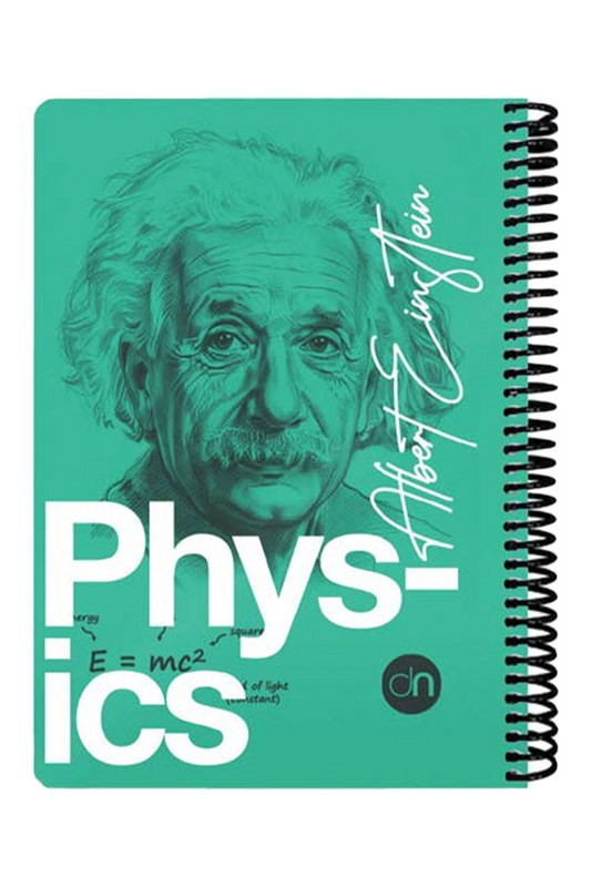 دفتر ۱۰۰ برگ فیزیک سبز چهره ها