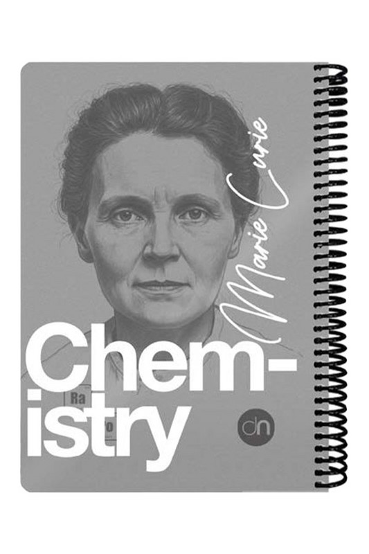 دفتر ۱۰۰ برگ شیمی طوسی چهره ها