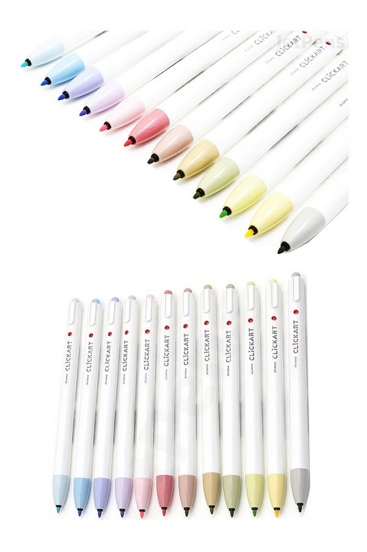 ماژیک کلیک آرت CLICKART بسته ۱۲ عددی pale