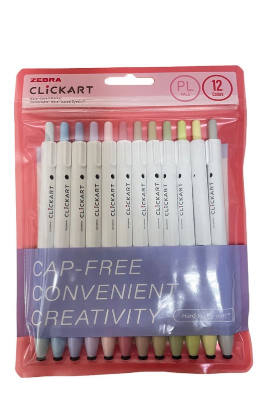 ماژیک کلیک آرت CLICKART بسته ۱۲ عددی pale