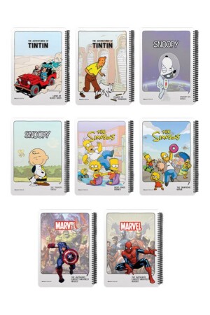 دفتر ۲۰۰ برگ وزیری سیمی جلد سخت کمیک