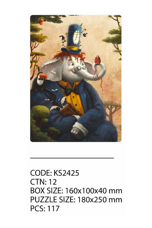 پازل ۱۱۷ قطعه Wonder Land Elephant ۲۴۲۵