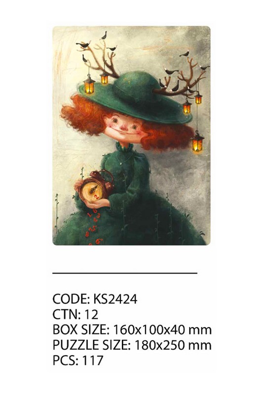 پازل ۱۱۷ قطعه Wonder Land Red Haired ۲۴۲۴
