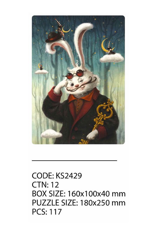 پازل ۱۱۷ قطعه Wonder Land Rabbit ۲۴۲۹