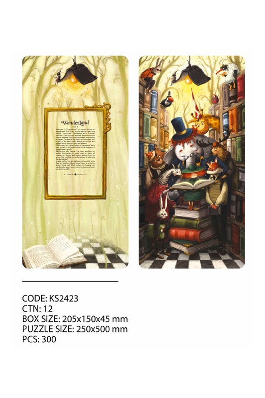 پازل ۳۰۰ قطعه Wonder Land Library ۲۴۲۳