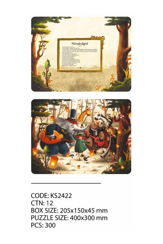 پازل ۳۰۰ قطعه Wonder Land Music