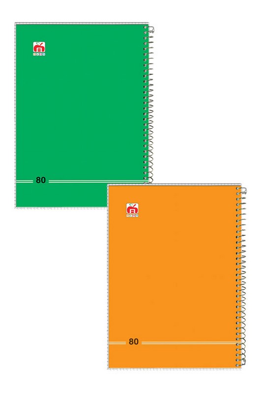 دفتر مشق ۸۰ برگ سیمی طلقی ساده کد ۷۸۸۴