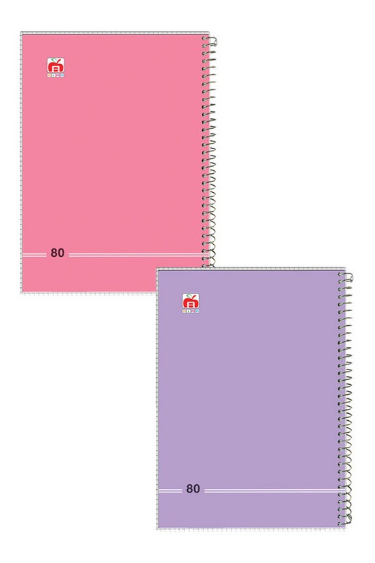 دفتر مشق ۸۰ برگ سیمی طلقی ساده کد ۷۸۸۴