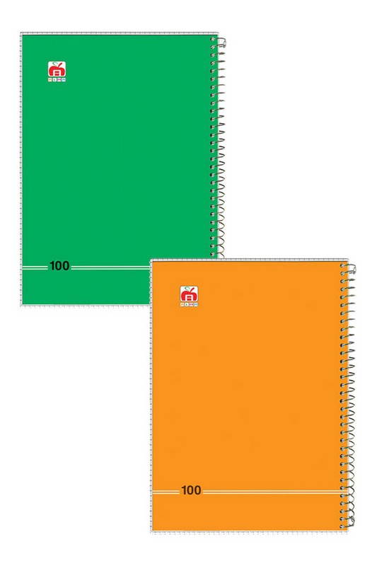 دفتر مشق ۱۰۰ برگ سیمی طلقی ساده کد ۷۱۸۴