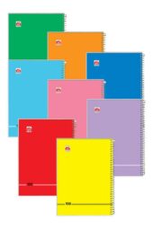 دفتر مشق ۱۰۰ برگ سیمی طلقی ساده کد ۷۱۸۴