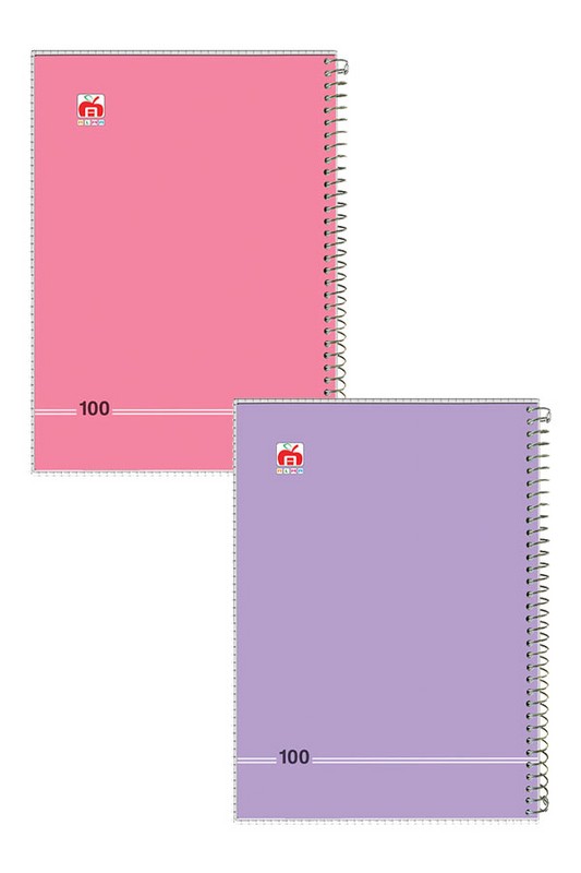 دفتر مشق ۱۰۰ برگ سیمی طلقی ساده کد ۷۱۸۴