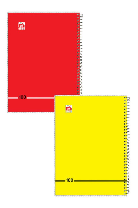 دفتر مشق ۱۰۰ برگ سیمی طلقی ساده کد ۷۱۸۴