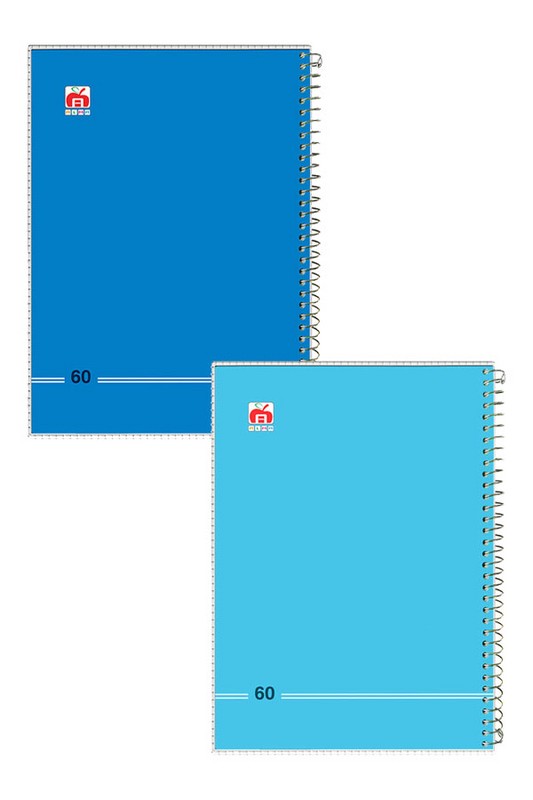 دفتر مشق ۶۰ برگ سیمی طلقی ساده کد ۷۶۸۴