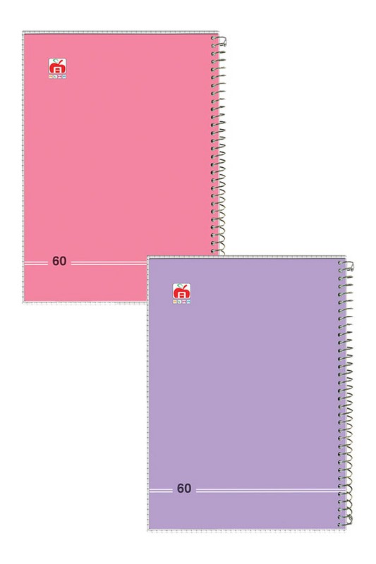 دفتر مشق ۶۰ برگ سیمی طلقی ساده کد ۷۶۸۴