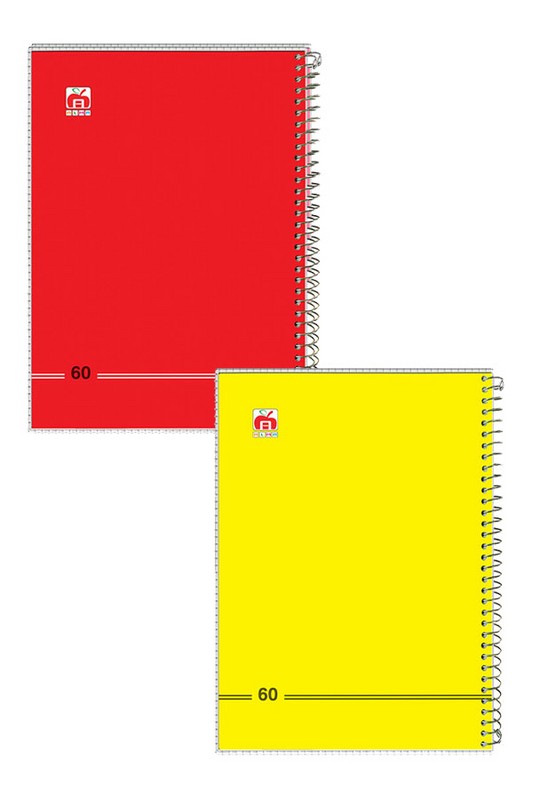 دفتر مشق ۶۰ برگ سیمی طلقی ساده کد ۷۶۸۴