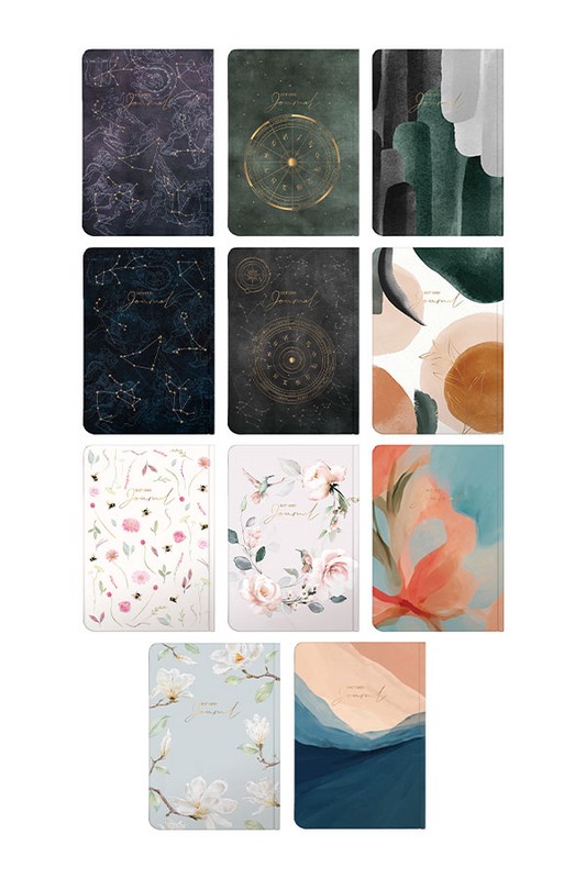 دفتر ژورنال نقطه ای همراه با استیکر دات نوت