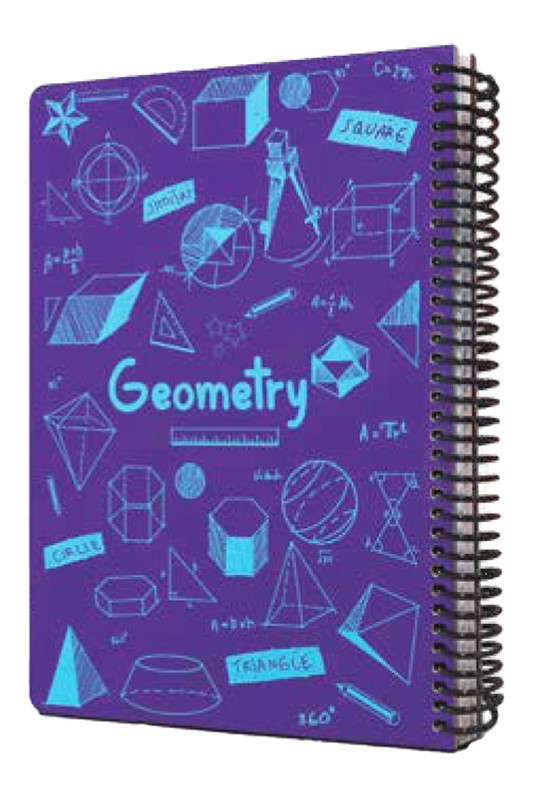 دفتر فرمول هندسه بنفش ۱۰۰ برگ ۲۴*۱۷ دات نوت dotnote