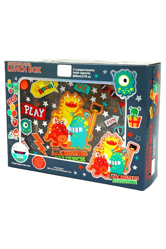 ظرف غذای داخل استیل ۸۰۰ میل طرح هیولا کد u۲۰۸۷