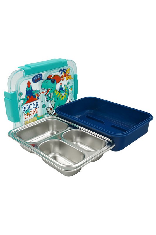 ظرف غذای داخل استیل ۷۱۰ میل طرح اسب تک شاخ کد u۲۰۸۶