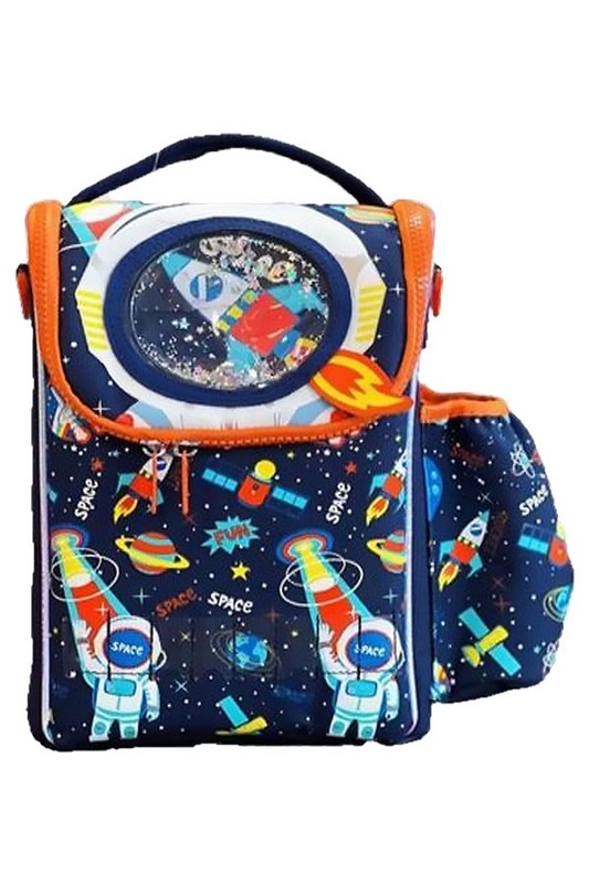 کیف دو جداره ظرف غذا با جای قمقمه فضانورد u۲۰۸۳