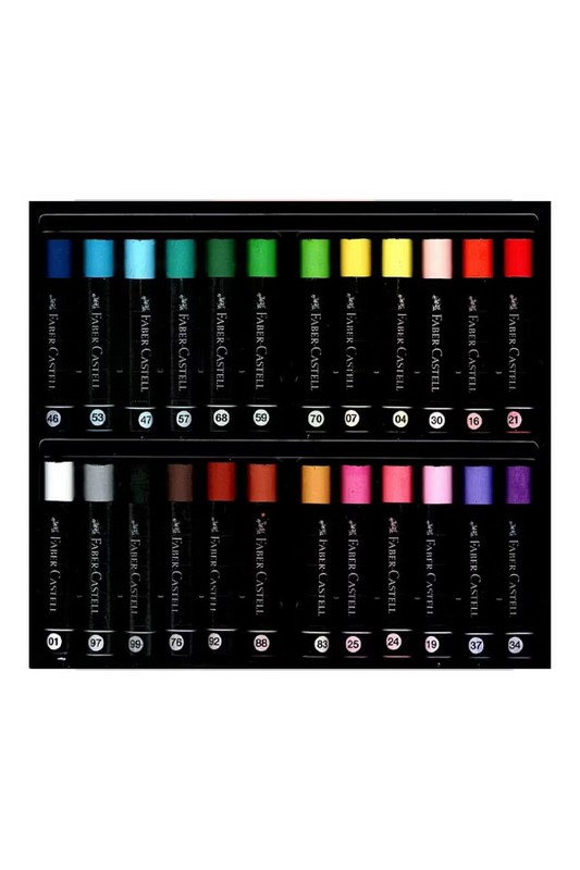 پاستل روغنی ۲۴ رنگ بلک ادیشن فابر کاستل