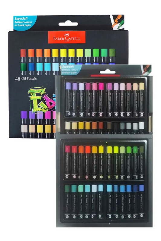 پاستل روغنی ۴۸ رنگ بلک ادیشن فابر کاستل