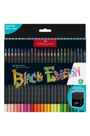 مداد رنگی ۵۰ رنگ بدنه شکی جعبه مقوایی ۱۱۶۴۵۰ فابر کاستل