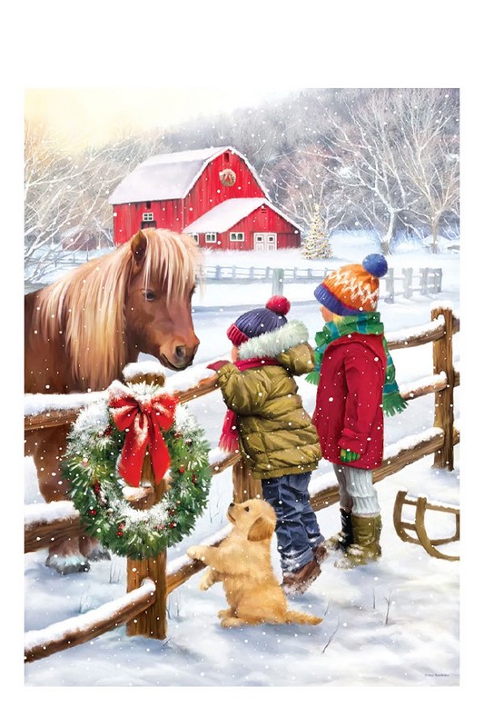 پازل Chrismas Pony ۶۰۰۰ ۵۶۳۸ ۱۰۰۰pcs