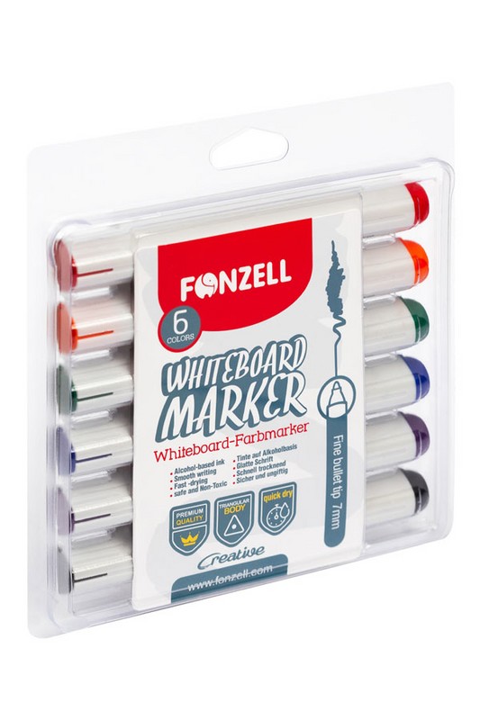 ماژیک وایت برد ۶ رنگ نوک گرد ۶۸۵۰۰۷