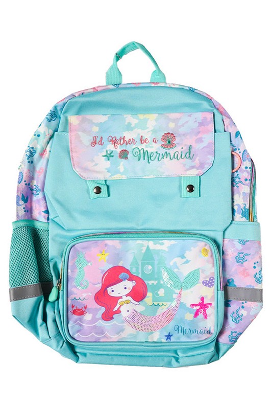 کوله پشتی سایز ۳۰*۴۲ پری دریایی U۲۰۶۵-۸