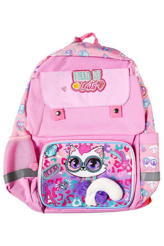 کوله پشتی سایز ۳۰*۴۲ گربه عینکی U۲۰۶۵-۶